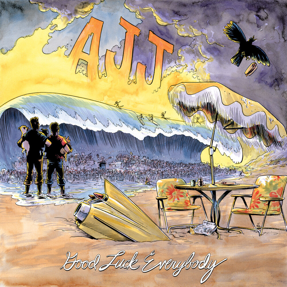 the album cover for AJJ - Good Luck Everybody