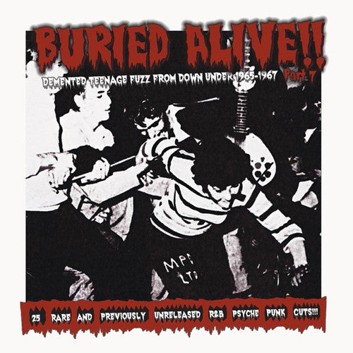 the album cover for Demented Teenage Fuzz From Down Under / Various - Demented Teenage Fuzz From Down Under (Various Artists)