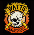 the album cover for Watts - All Done With Rock N Roll