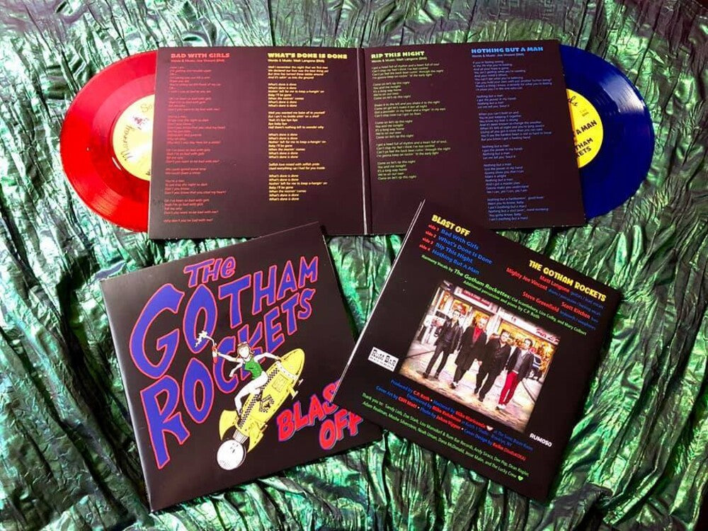 the album cover for Gotham Rockets - Blast Off