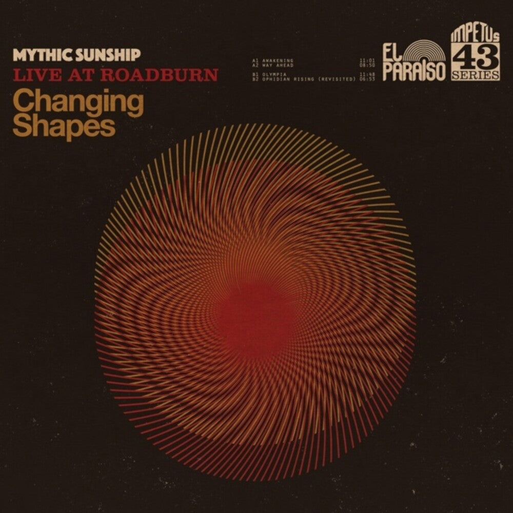 the album cover for Mythic Sunship - Changing Shapes