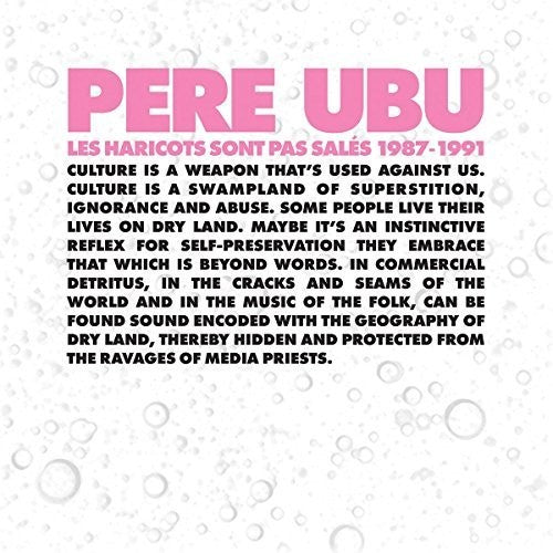 the album cover for Pere Ubu - Les Haricots Sont Pas Sales 1987-1991 [LP]