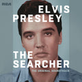 the album cover for Jon Bax - Elvis Presley: The Searcher [The Original Soundtrack]