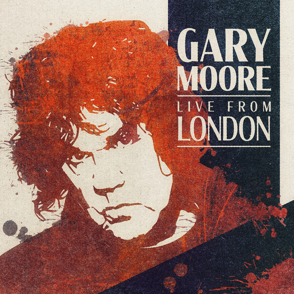 the album cover for Gary Moore - Live From London [Transparent Blue LP]