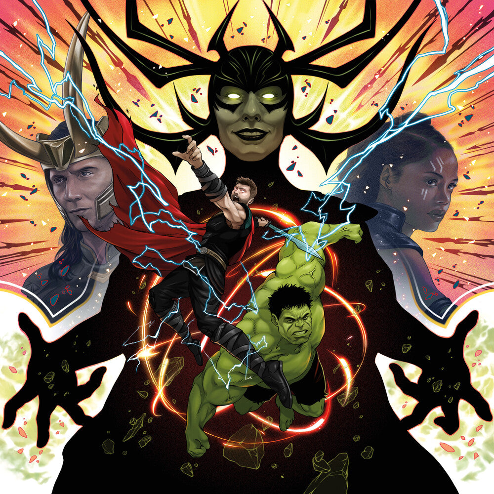 the album cover for Mark Mothersbaugh - Thor: Ragnarok (Original Motion Picture Soundtrack)