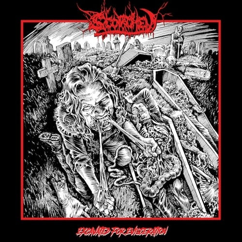 the album cover for Scorched - Excavated For Evisceration