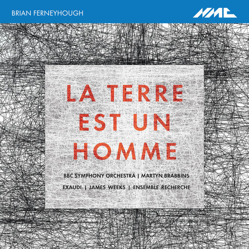 the album cover for Ferneyhough / Robinson / Barbaro - Terre Est Un Homme