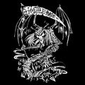 the album cover for Hostile Rage - On The Rampage