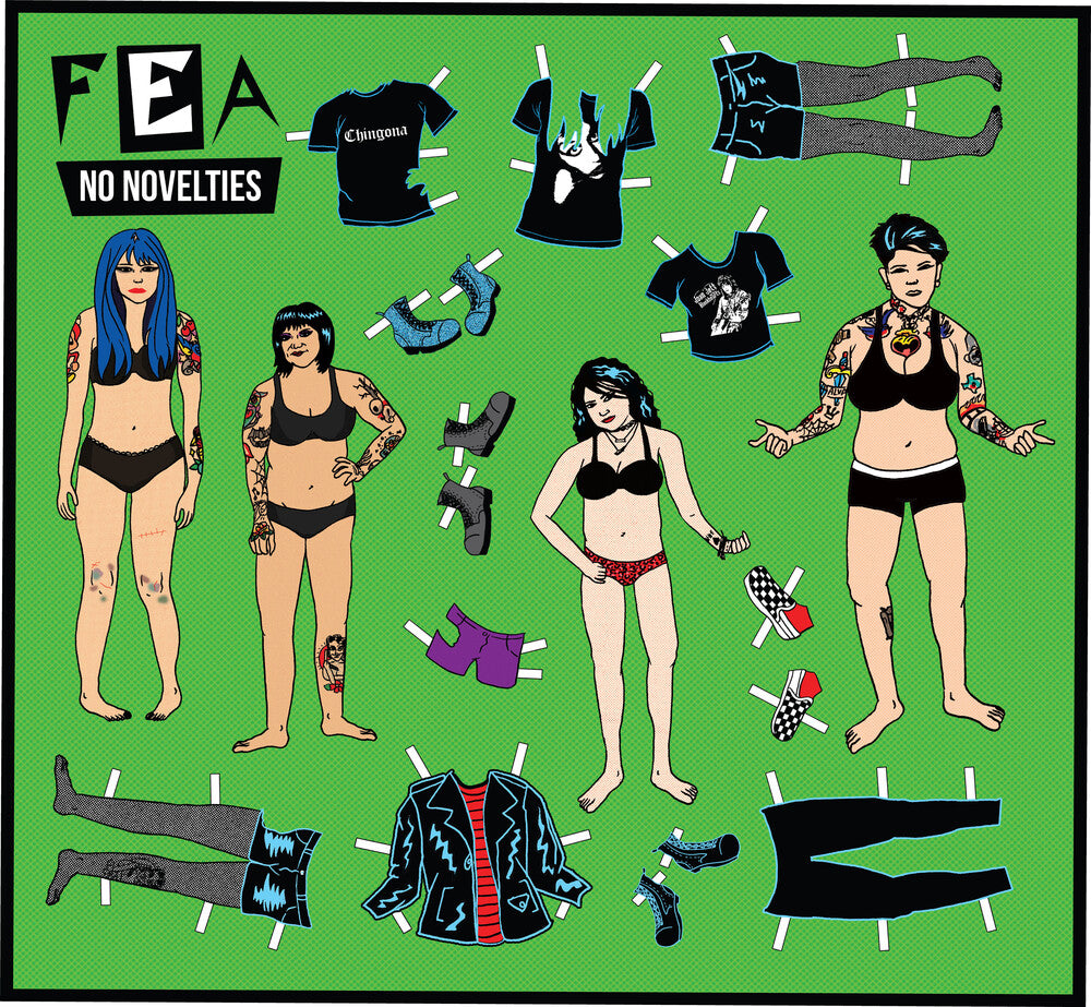 the album cover for FEA - No Novelties