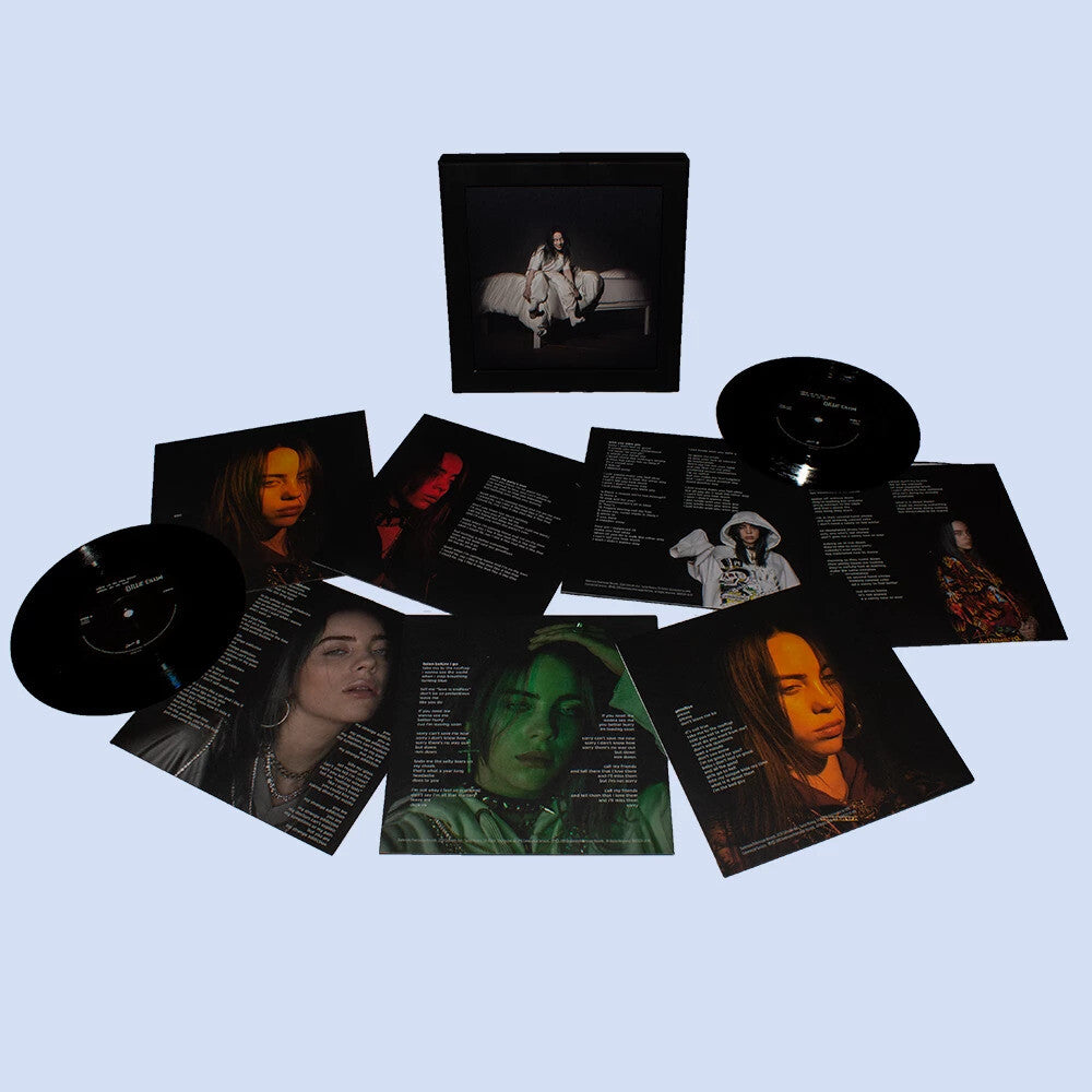 the album cover for Billie Eilish - When We All Fall Asleep Where Do We Go (Box) [Limited Edition]