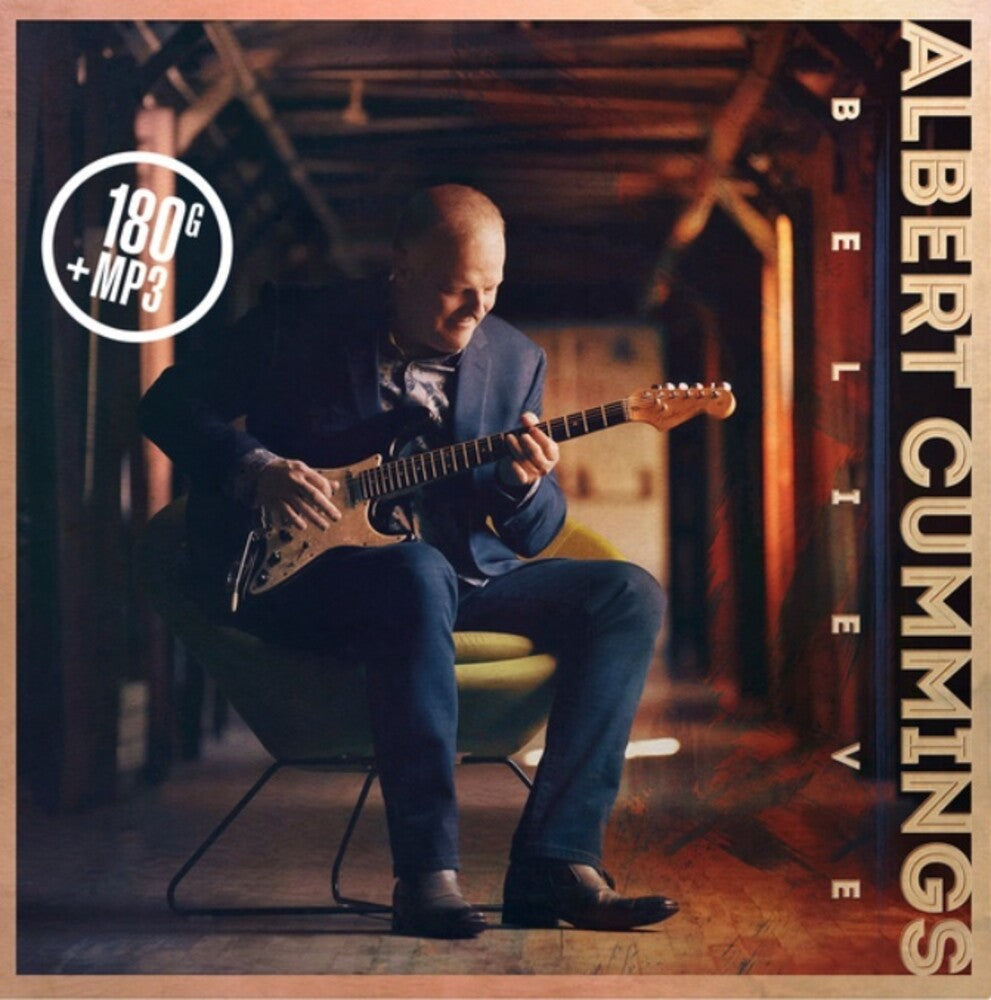 the album cover for Albert Cummings - Believe [Blue LP]