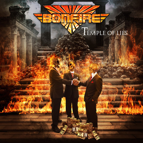 the album cover for Bonfire - Temple Of Lies (Digipak) [Digipak]