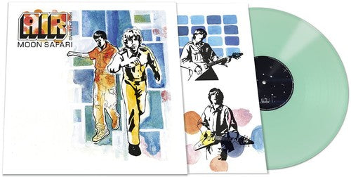the album cover for Air - Moon Safari: 20th Anniversary Edition [Phosphorescent/Glow In The Dark LP]