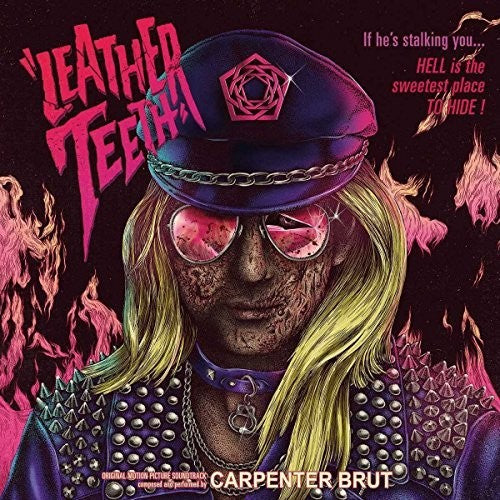 the album cover for Carpenter Brut - Leather Teeth [LP]