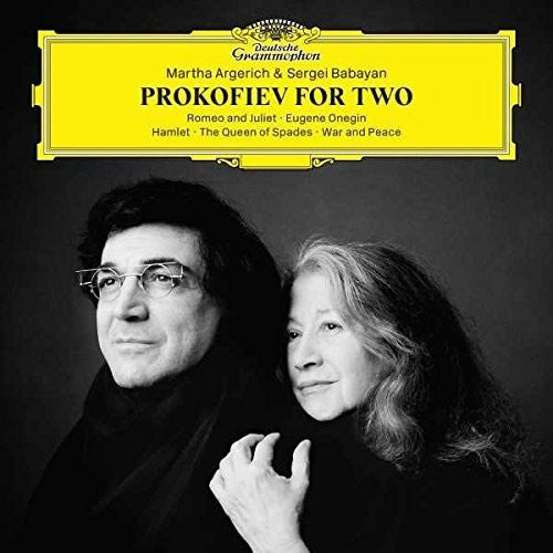 the album cover for Martha Argerich / Babayan,Sergei - Prokofiev for Two