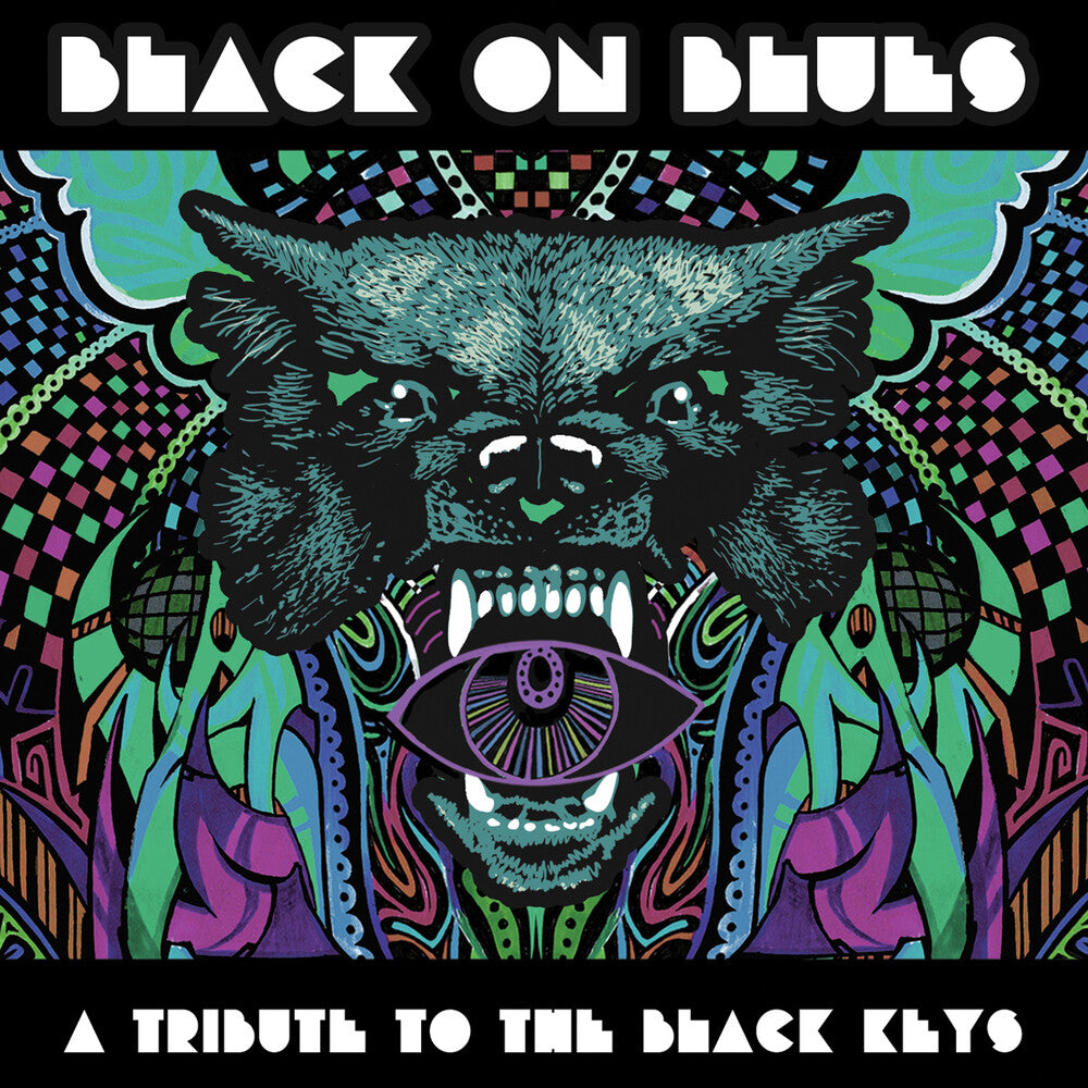the album cover for Black On Blues - A Tribute To The Black Keys / Va - Black On Blues - A Tribute To The Black Keys / Va