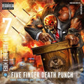 the album cover for Five Finger Death Punch - And Justice For None [Indie Exclusive Limited Edition Signed CD]