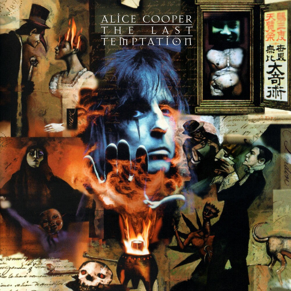the album cover for Alice Cooper - Last Temptation (Audp) (Blue) [Colored Vinyl] (Gate) [180 Gram]