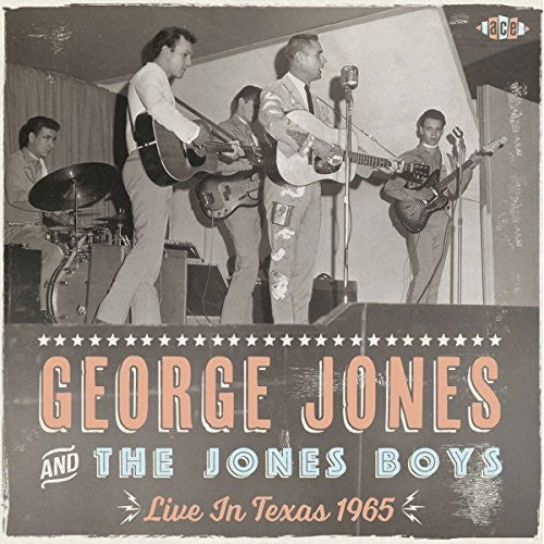 the album cover for George Jones & The Jones Boys - Live In Texas 1965