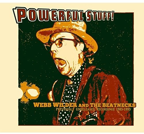 the album cover for Webb Wilder - Powerful Stuff