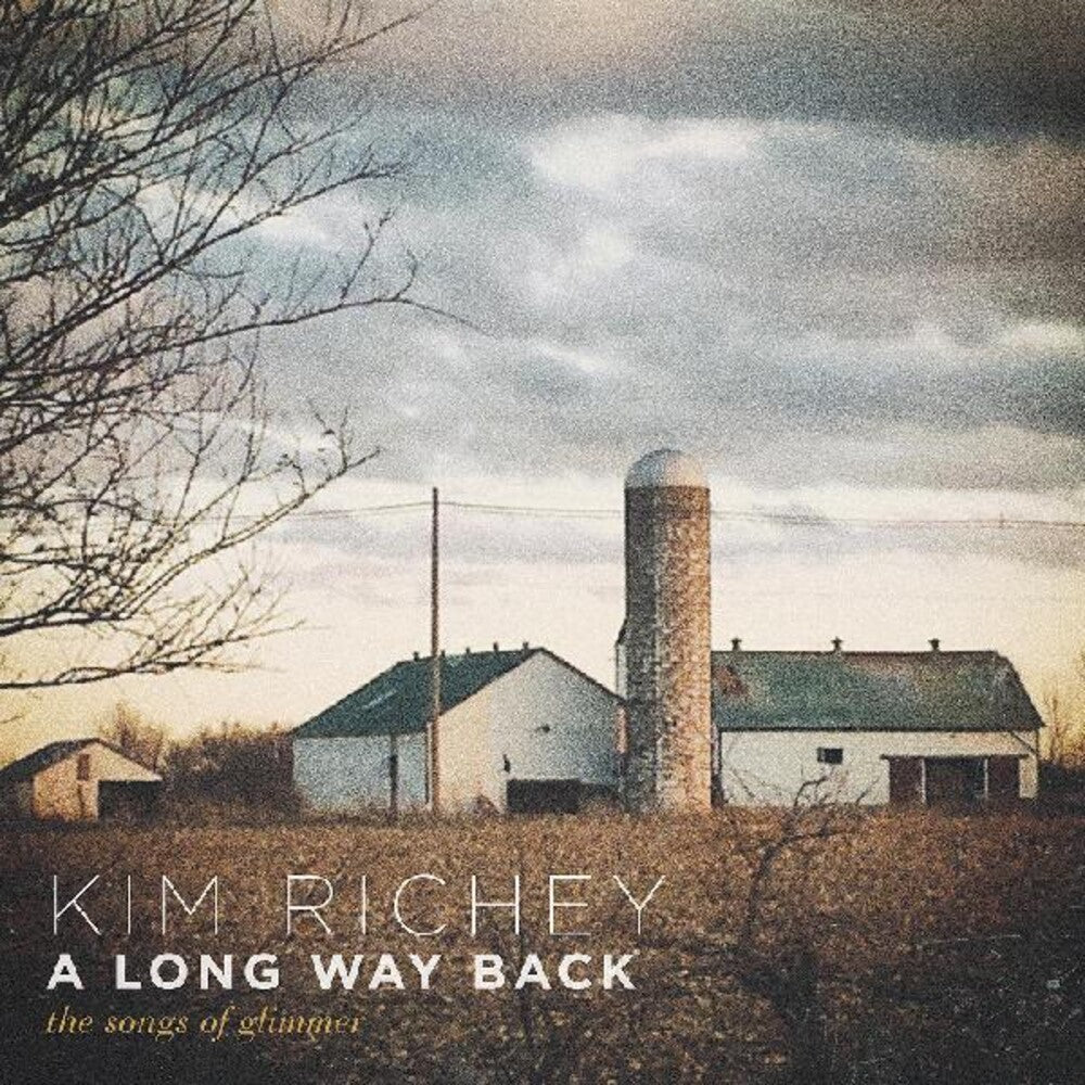 the album cover for Kim Richey - A Long Way Back: The Songs Of Glimmer [LP]