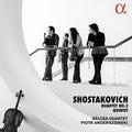 the album cover for Shostakovich / Anderszewski - Quartet 3