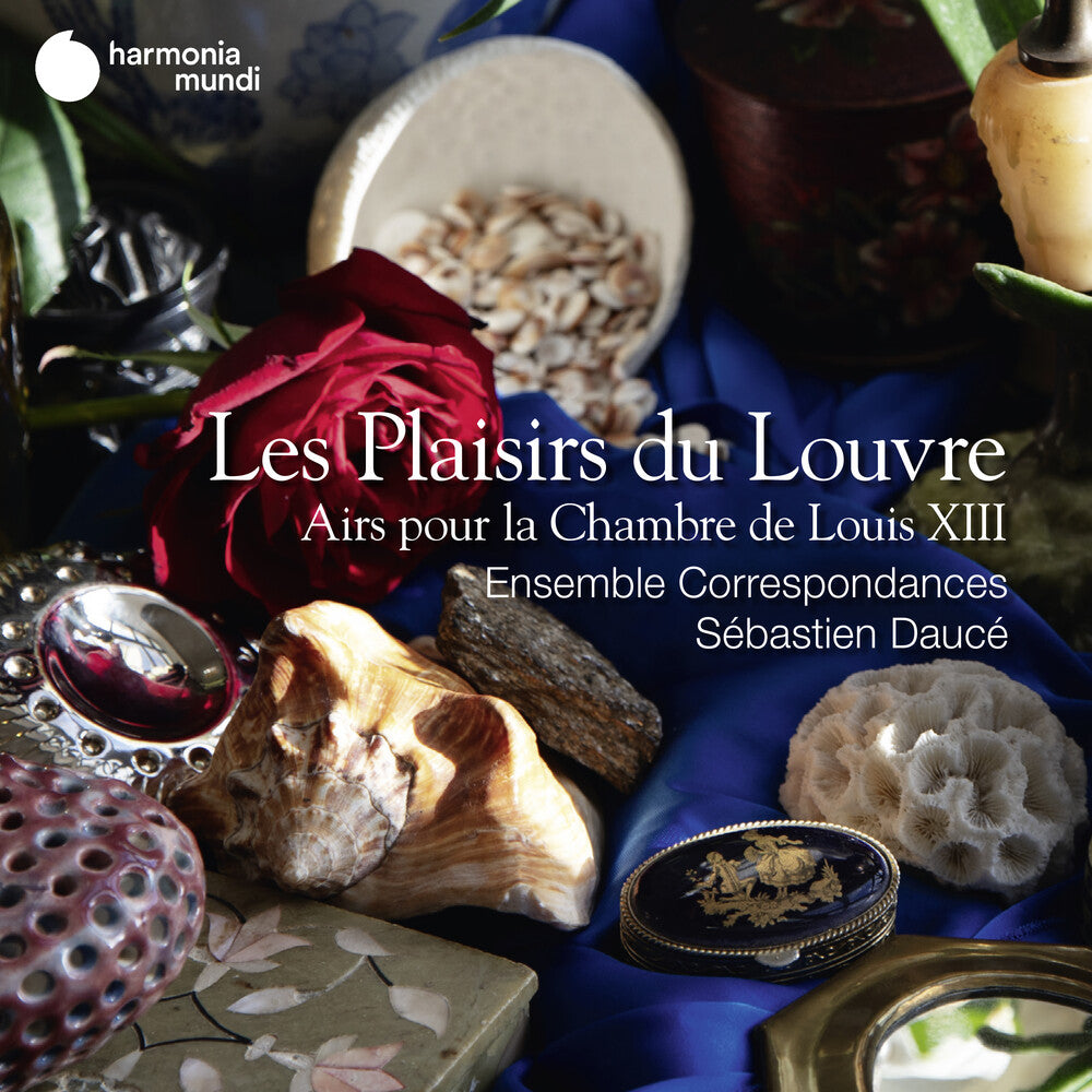 the album cover for Ensemble Correspondances / Sebastien Dauce - Les Plaisirs du Louvre