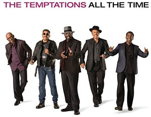 the album cover for The Temptations - All The Time [LP]