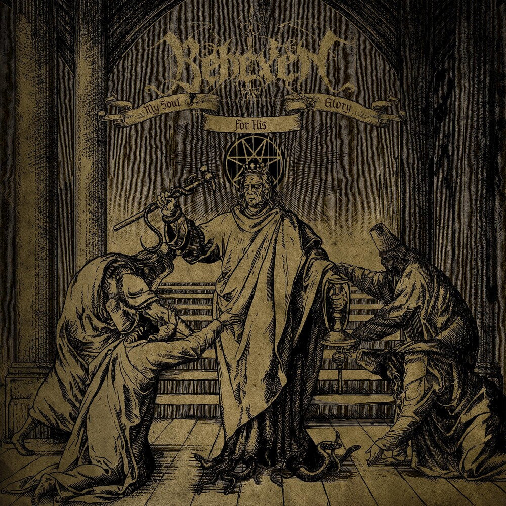 the album cover for Behexen - My Soul For His Glory