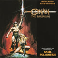 the album cover for Poledouris, Basil - Conan The Barbarian / O.S.T. (Ita)