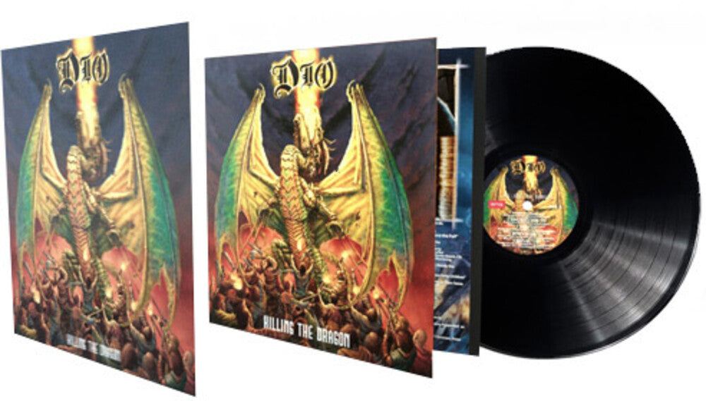 the album cover for Dio - Killing The Dragon [LP]