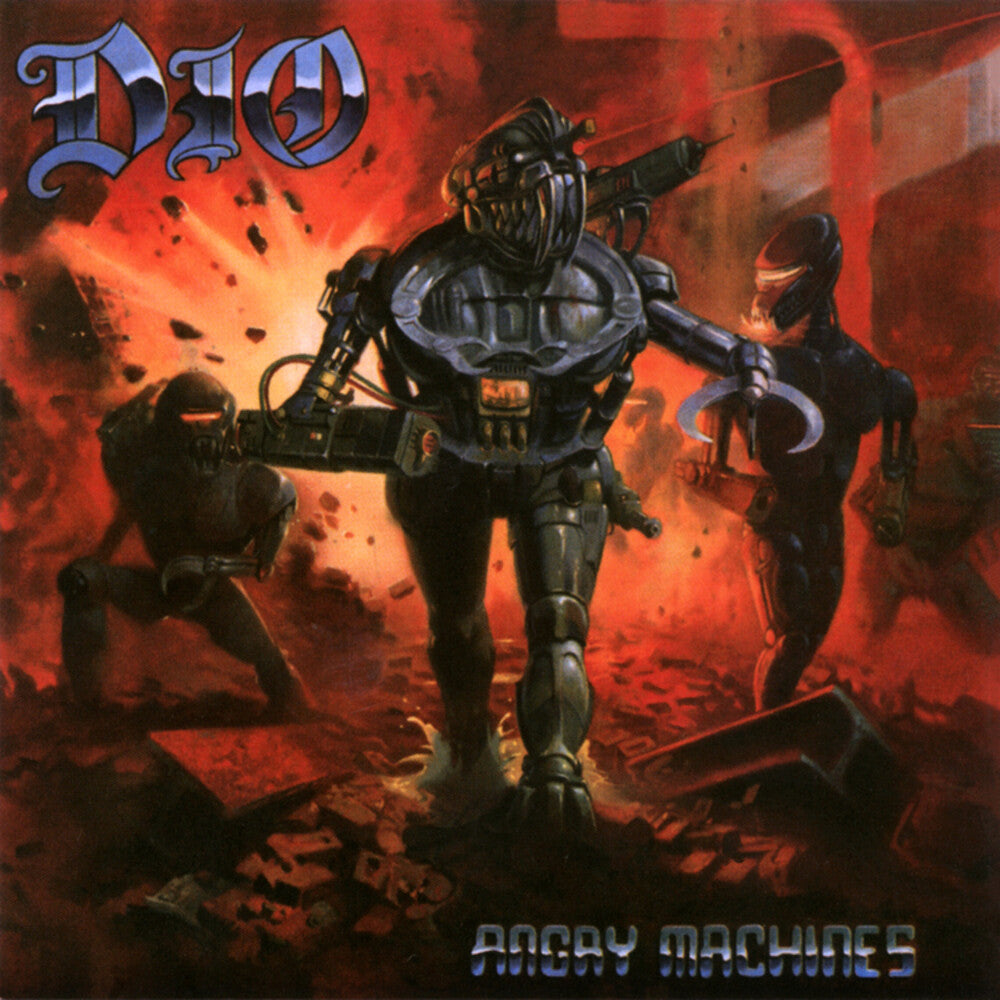 the album cover for Dio - Angry Machines