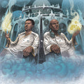 the album cover for Blu & Nottz - Gods In The Spirit, Titans In The Flesh