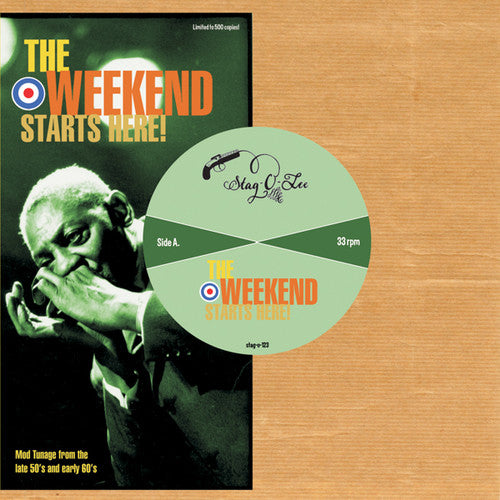the album cover for Weekend Starts Here / Various 10in - The Weekend Starts Here (Various Artists)