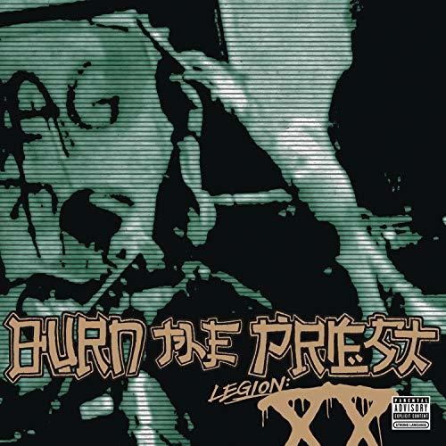 the album cover for Burn The Priest - Legion: XX [Coke Bottle Color With White And Black Smoke Vinyl LP]
