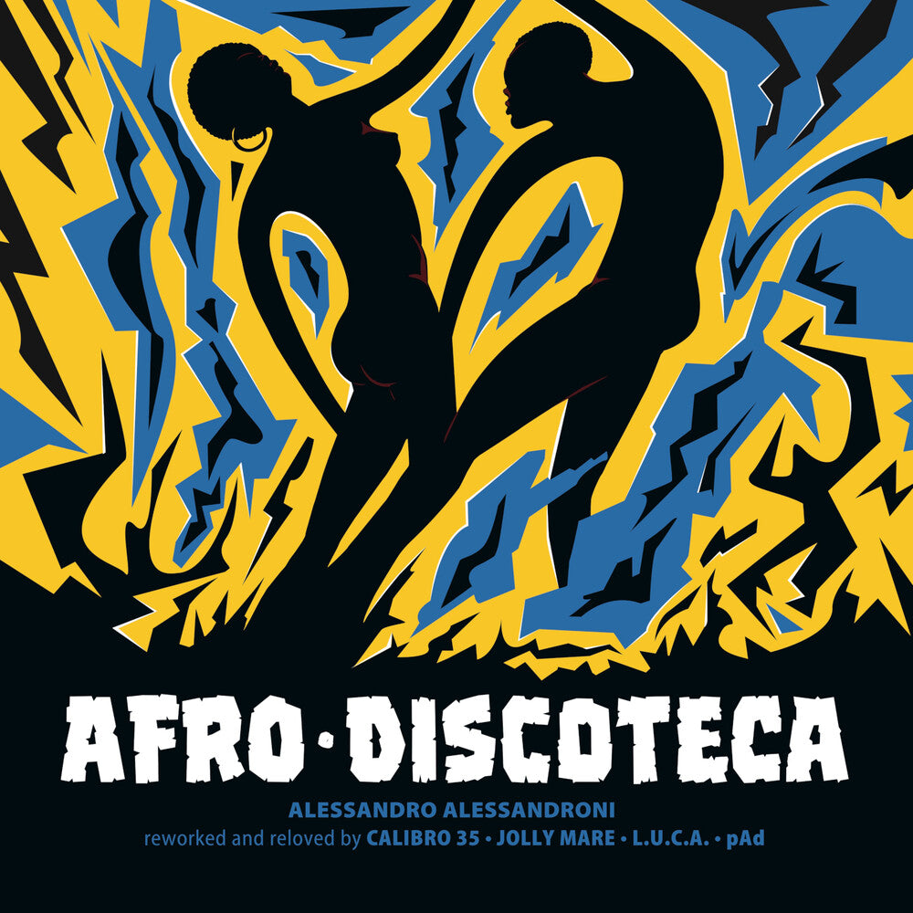the album cover for Alessandro Alessandroni - Afro Discoteca Reworked & Reloved By Calibro 35