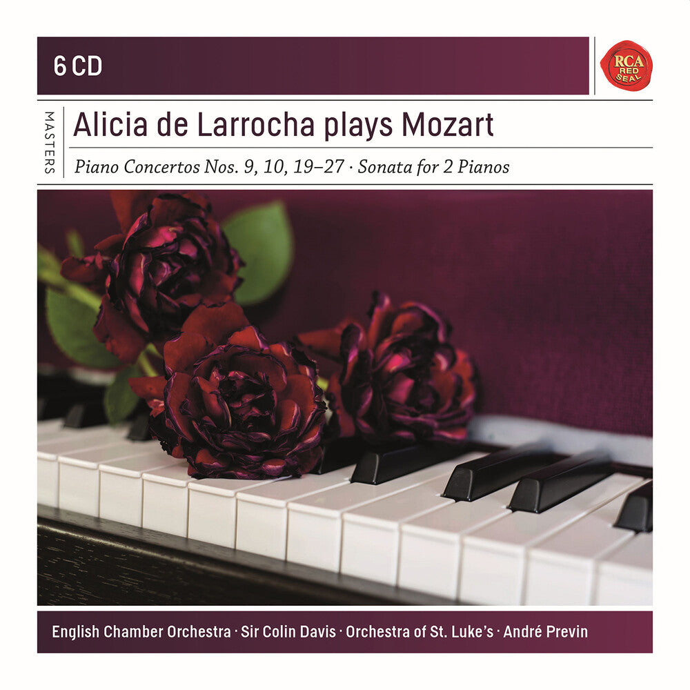 the album cover for Mozart / Larrocha / Davis - Larrocha Plays Mozart