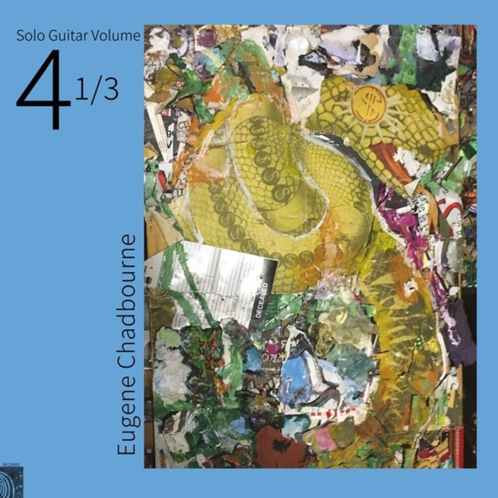 the album cover for Eugene Chadbourne - Solo Guitar Volume 4-1 / 3