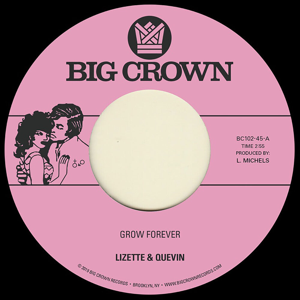 the album cover for Lizette & Quevin - Grow Forever / Now It's Your Turn To Sing