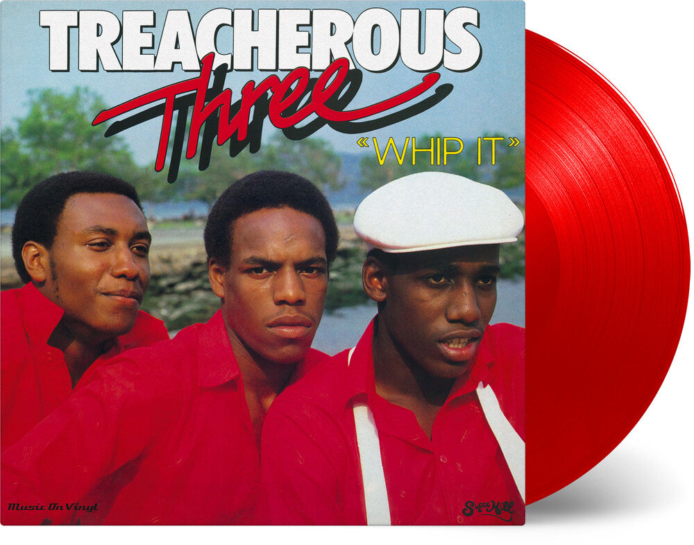 the album cover for Treacherous Three - Whip It [Limited Red Colored Vinyl]