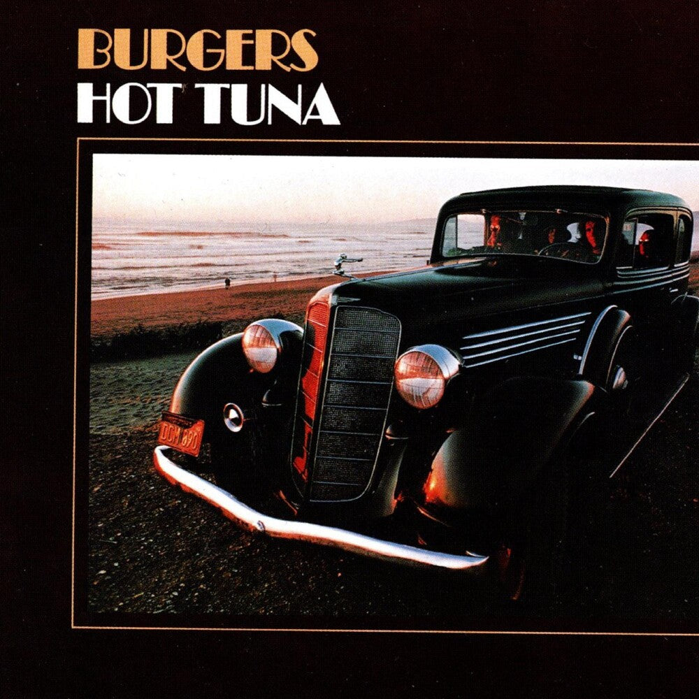 the album cover for Hot Tuna - Burgers (Audp) [Colored Vinyl] (Gate) [Limited Edition] [180 Gram] (Purp)