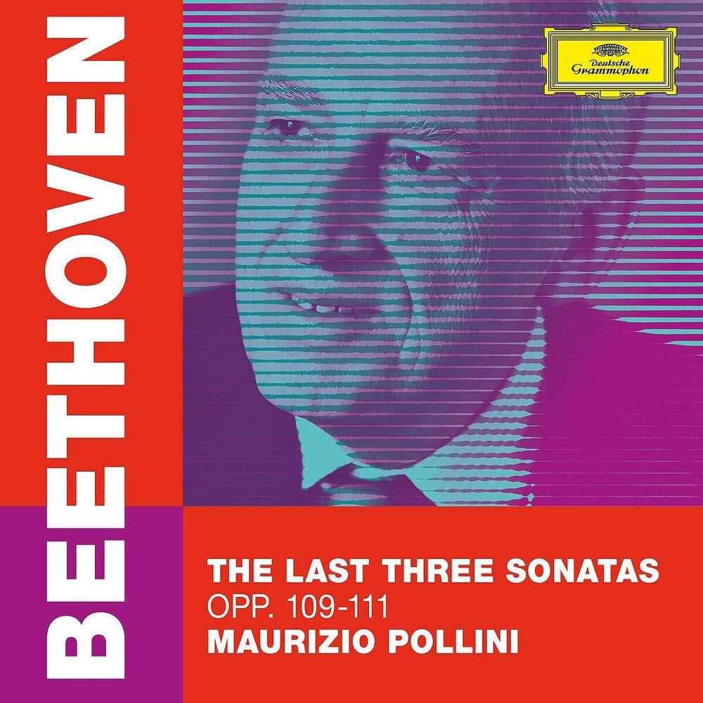 the album cover for Beethoven / Pollini - Last Three Sonatas Opp 109-111