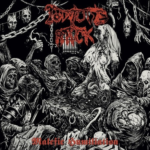 the album cover for Torture Rack - Malefic Humiliation