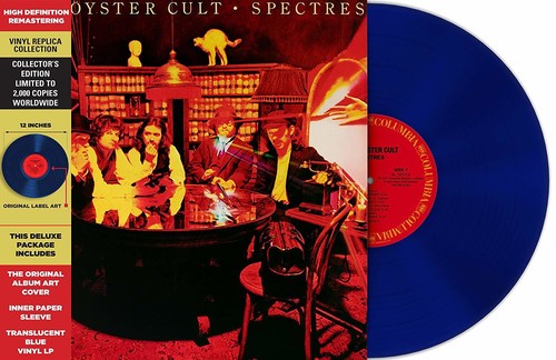 the album cover for Blue Oyster Cult - Spectres (Translucent Blue Vinyl)