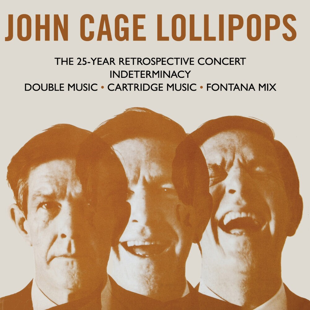 the album cover for John Cage - Lollipops: 3CD Capacity Wallet