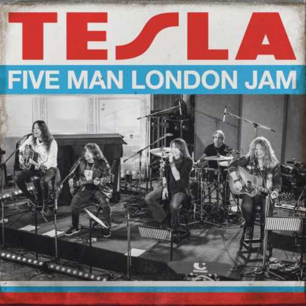 the album cover for Tesla - Five Man London Jam