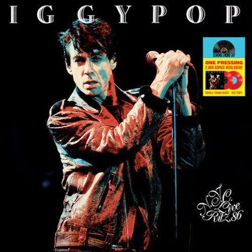 the album cover for Iggy Pop - Live At The Ritz, NYC 1986
