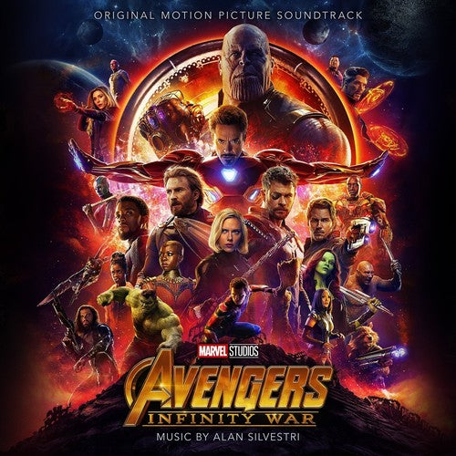 the album cover for Marvel's The Avengers [Movie] - Avengers: Infinity War [Soundtrack]