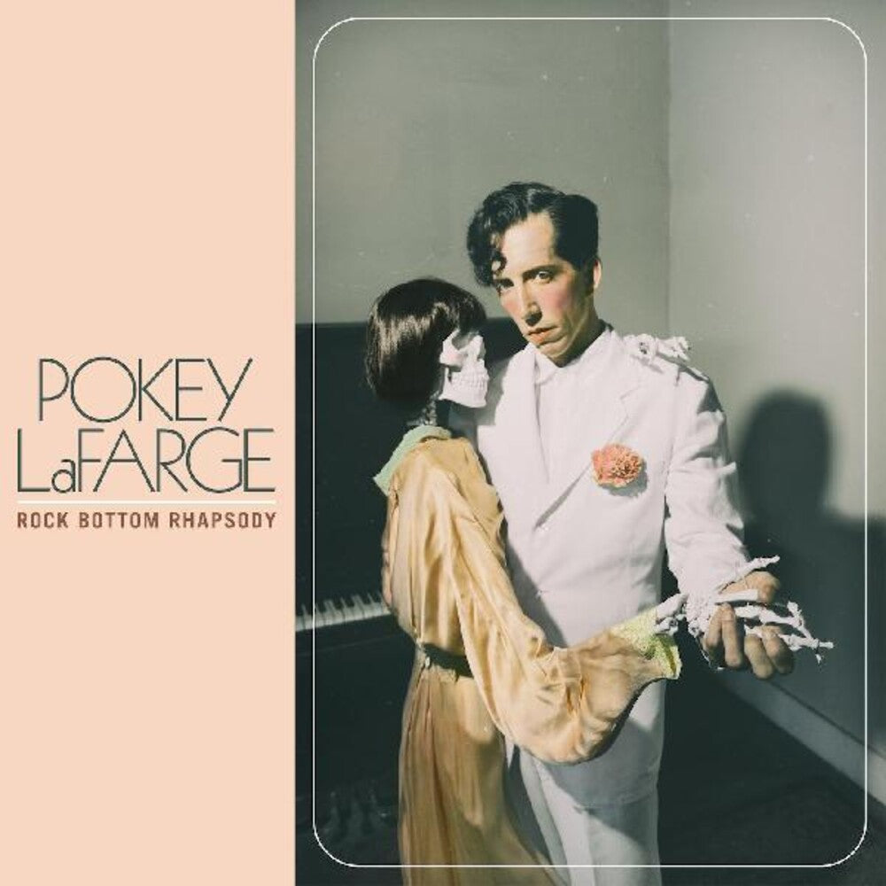 the album cover for Pokey LaFarge - Rock Bottom Rhapsody [Indie Exclusive Limited Edition Carnation Pink LP]