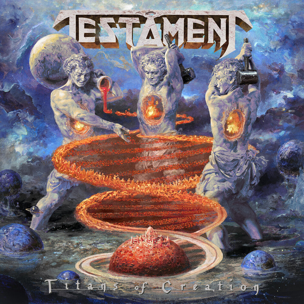 the album cover for Testament - Titans of Creation